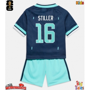 Germany Angelo Stiller #16 Replica Away Stadium Kit for Kids World Cup 2026 Short Sleeve (+ pants)